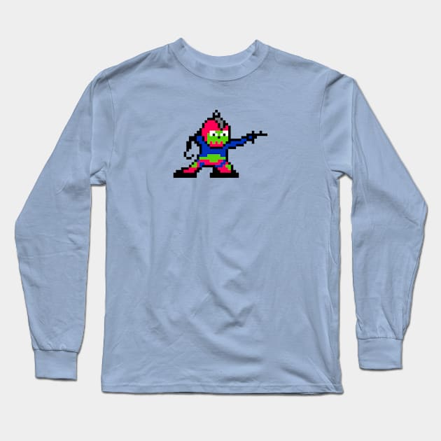 TRAP JAW MAN Long Sleeve T-Shirt by miniBOB